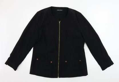 Womens UK Size M Joella Di Marco Black Jacket