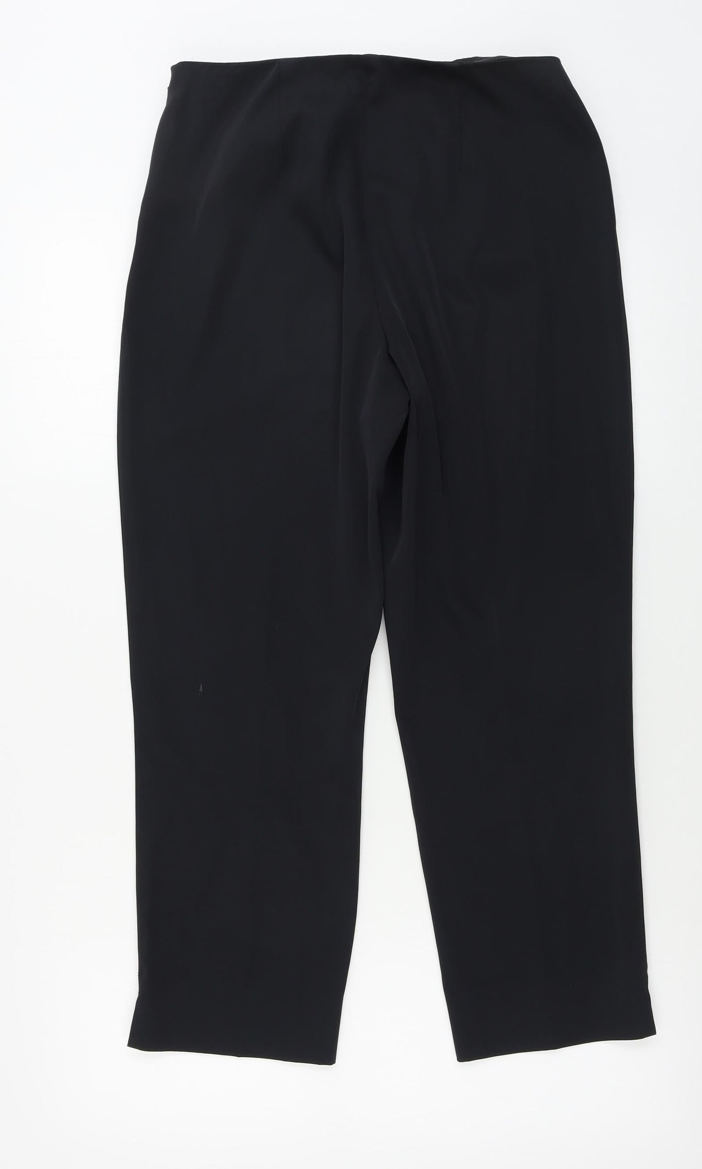 Womens UK Size 12 Marks and Spencer Regular Fit  Black Trousers