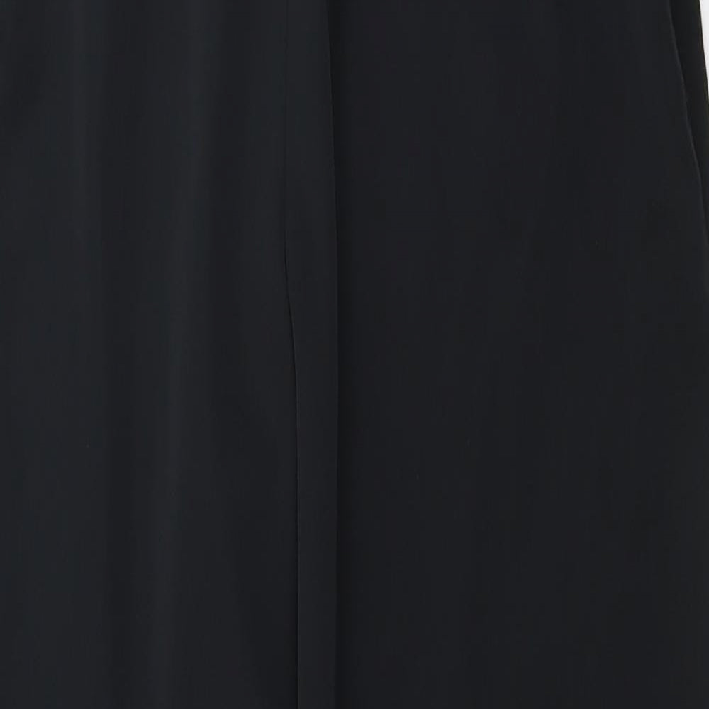 Womens UK Size 12 Marks and Spencer Regular Fit  Black Trousers