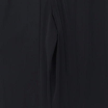 Womens UK Size 12 Marks and Spencer Regular Fit  Black Trousers