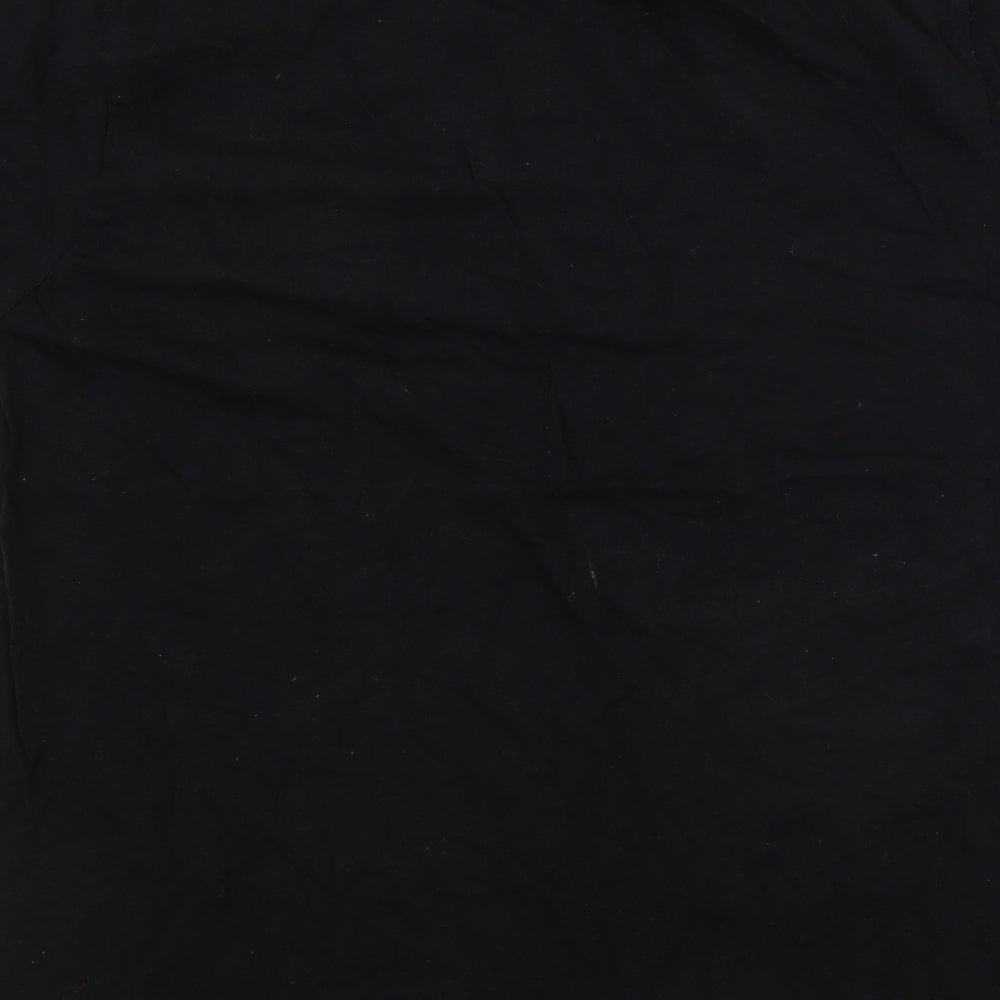 Mens UK Size M Gildan Black  T-Shirt