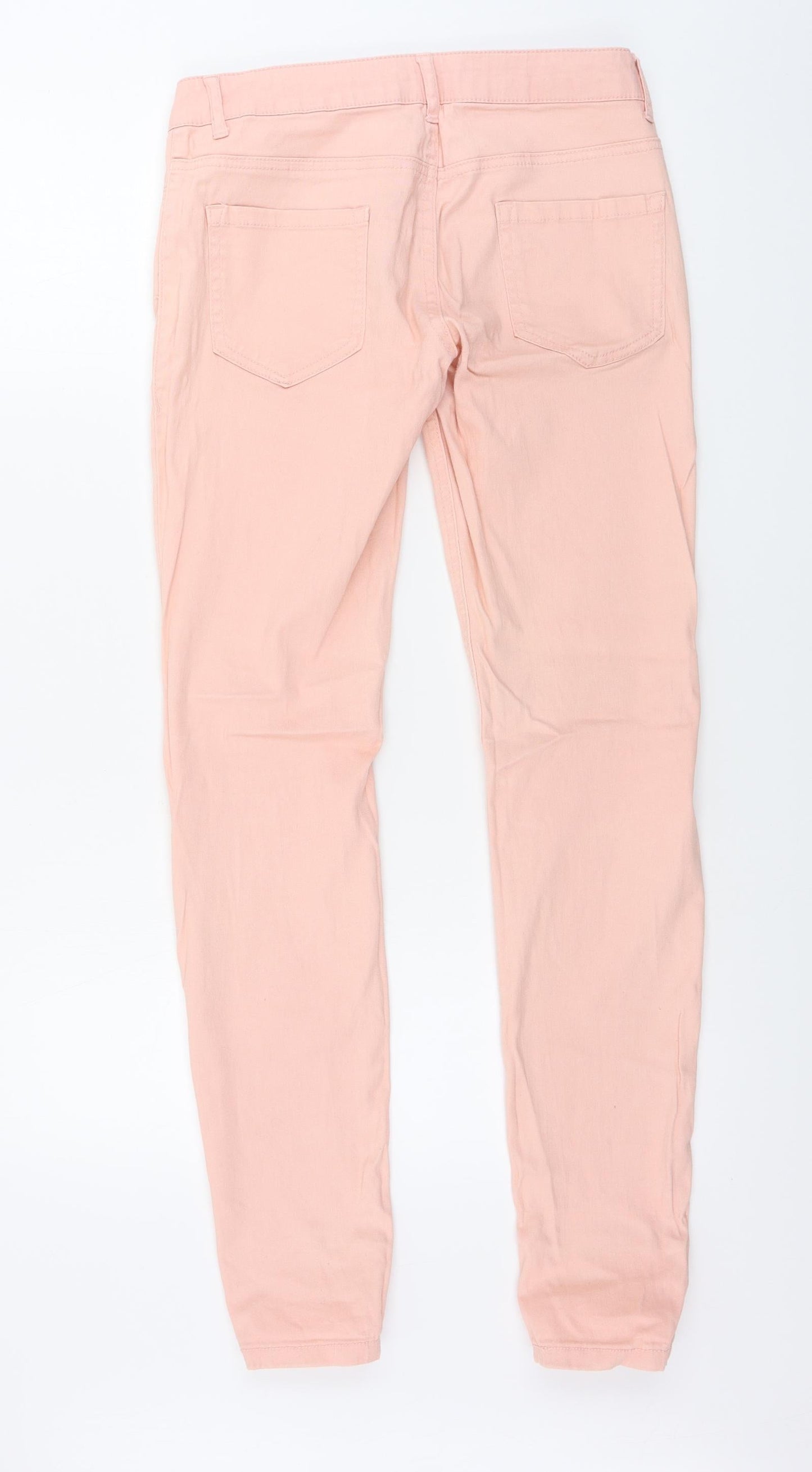 Womens UK Size M FB sister Regular Fit Skinny Pink Jeans