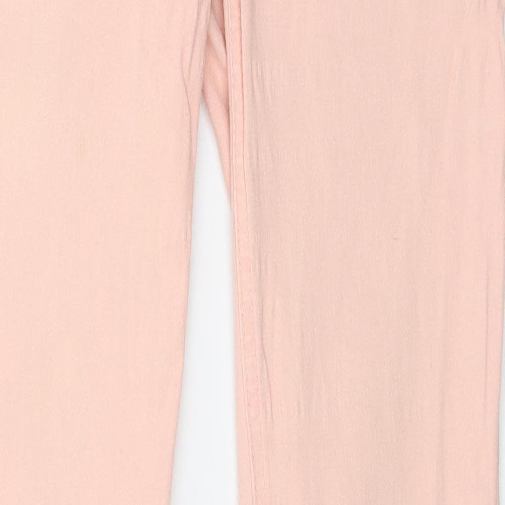 Womens UK Size M FB sister Regular Fit Skinny Pink Jeans