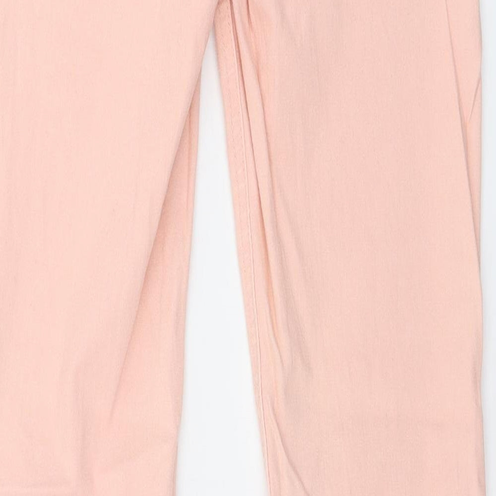 Womens UK Size M FB sister Regular Fit Skinny Pink Jeans