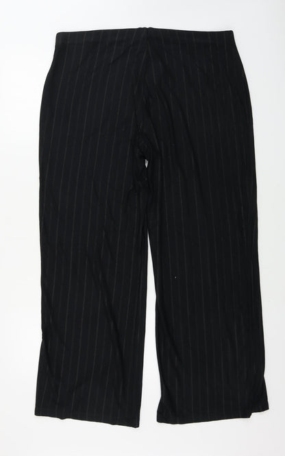 Womens UK Size 18 Marks and Spencer Regular Fit  Black Trousers
