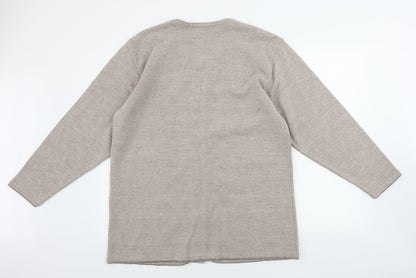 Womens UK Size XL paramour Beige Cardigan Jumper