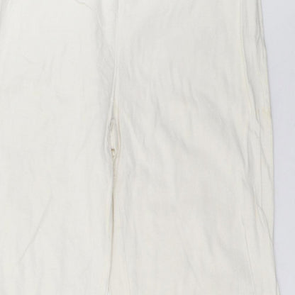 Womens UK Size XL villa Regular Fit  White Trousers