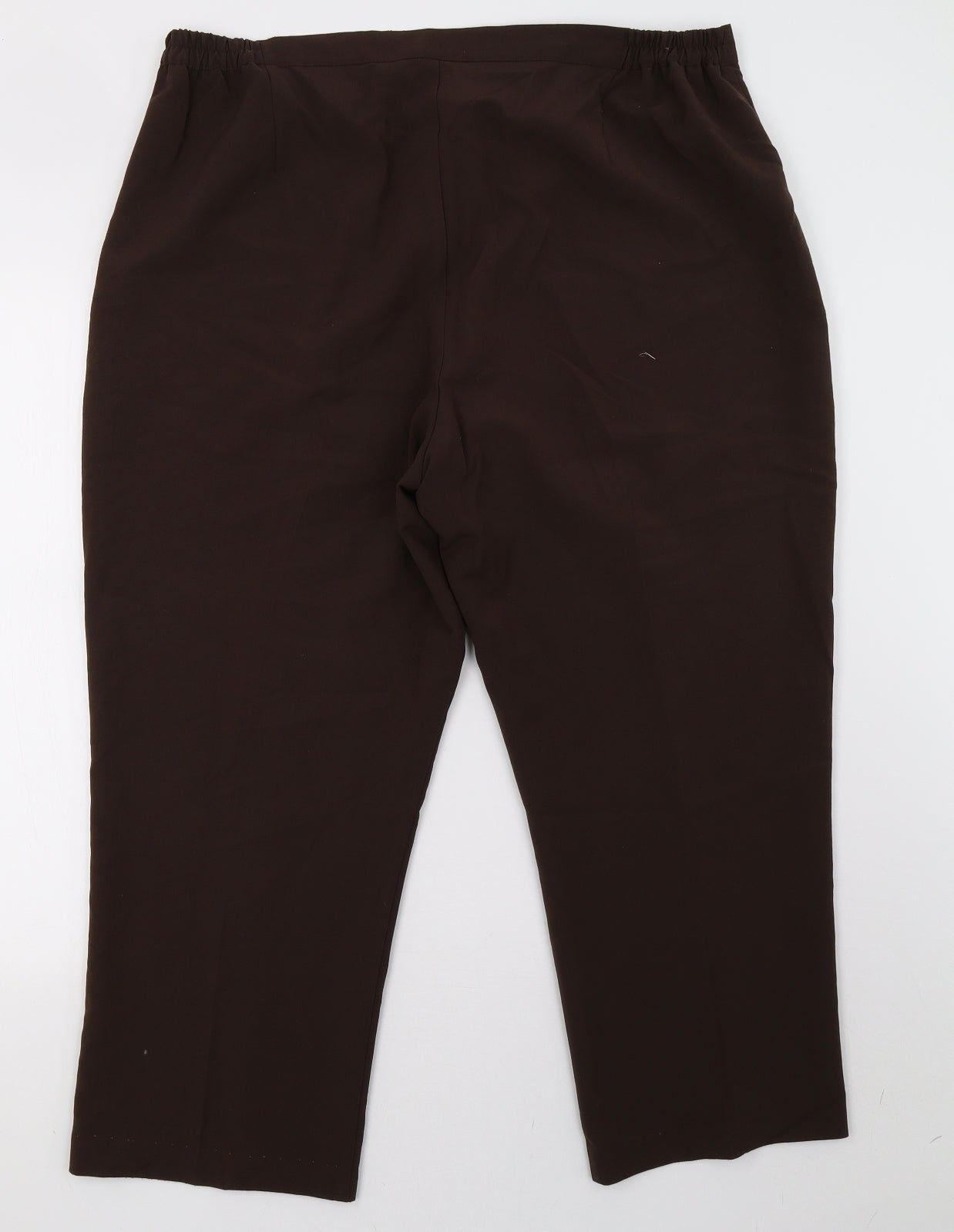 Womens UK Size 20 Sarah Hamilton Regular Fit  Brown Trousers