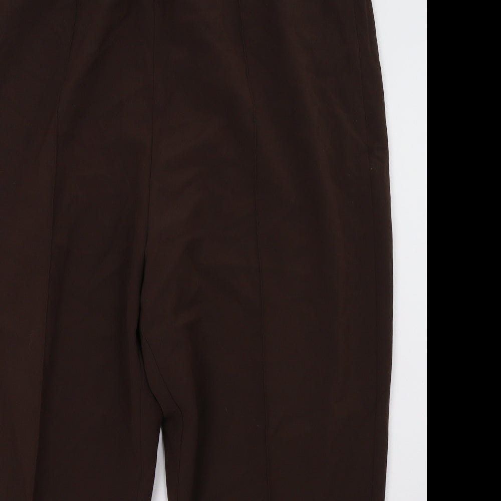 Womens UK Size 20 Sarah Hamilton Regular Fit  Brown Trousers