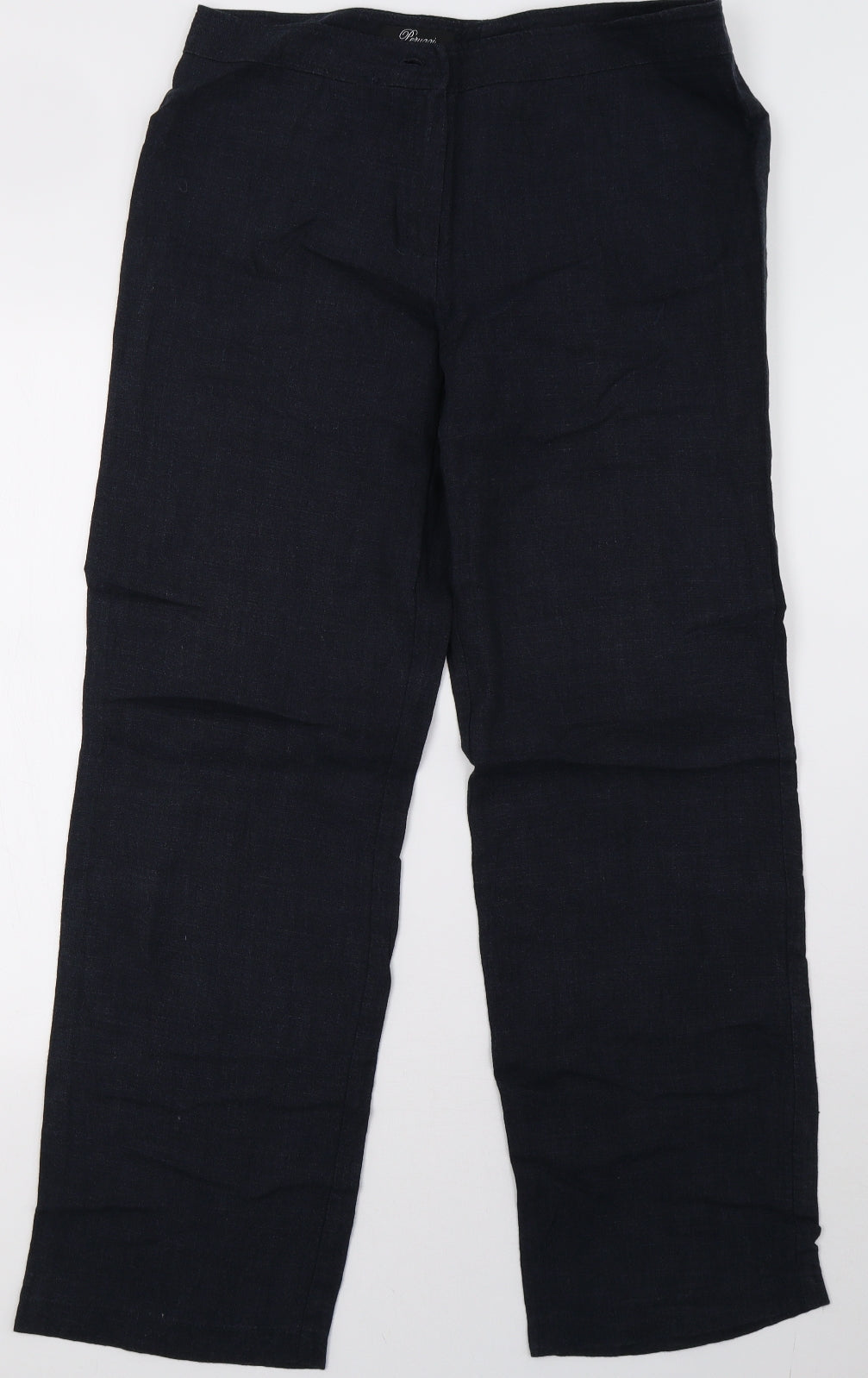 Womens UK Size 16 peruggi Regular Fit  Blue Trousers