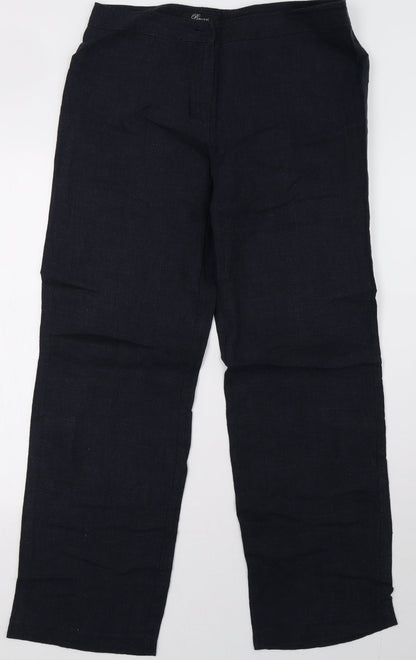 Womens UK Size 16 peruggi Regular Fit  Blue Trousers