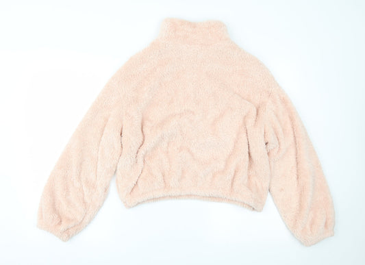 Womens UK Size S H&M Pink Pullover Jumper