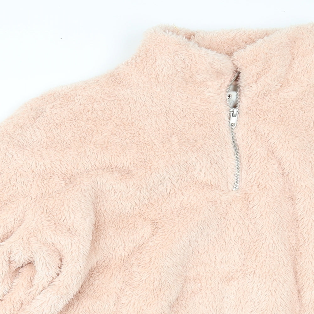 Womens UK Size S H&M Pink Pullover Jumper