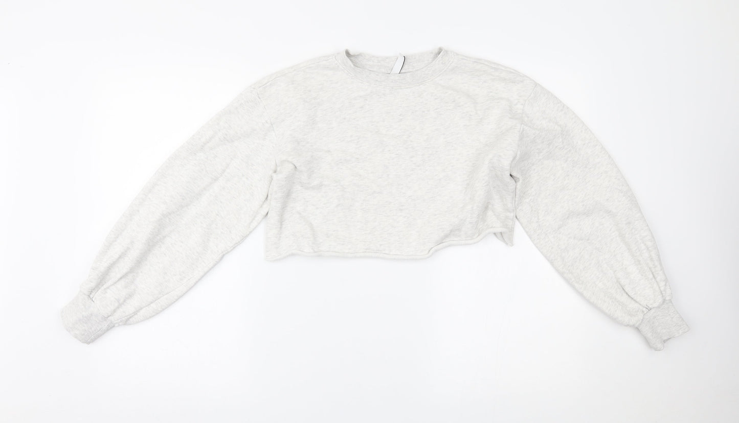 Womens UK Size XS H&M Grey Pullover Jumper