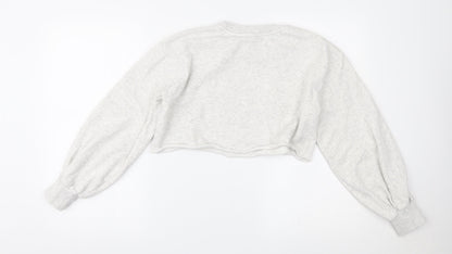 Womens UK Size XS H&M Grey Pullover Jumper