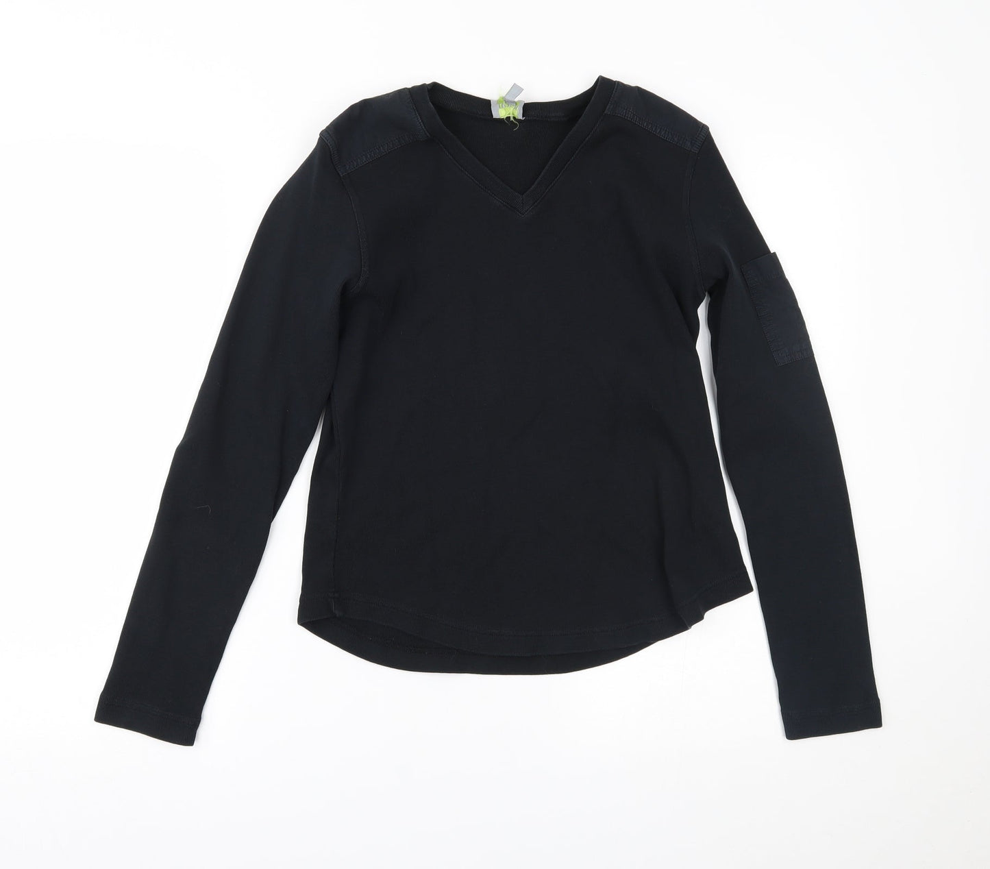 Womens UK Size 14 Oasis Black Basic Blouse