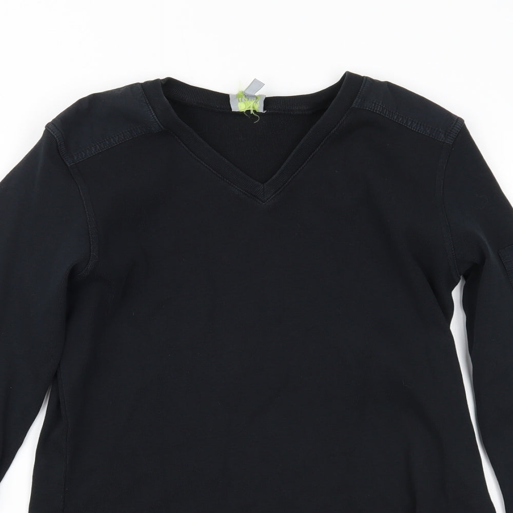 Womens UK Size 14 Oasis Black Basic Blouse