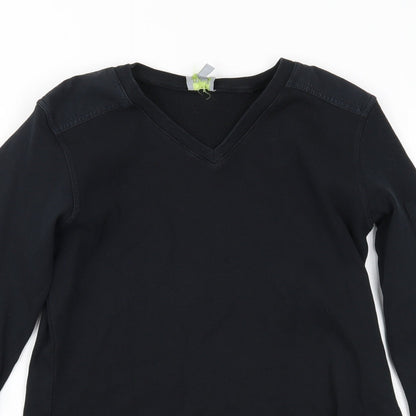 Womens UK Size 14 Oasis Black Basic Blouse