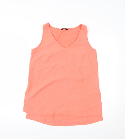 F&F Womens Orange   Basic Tank Size 12