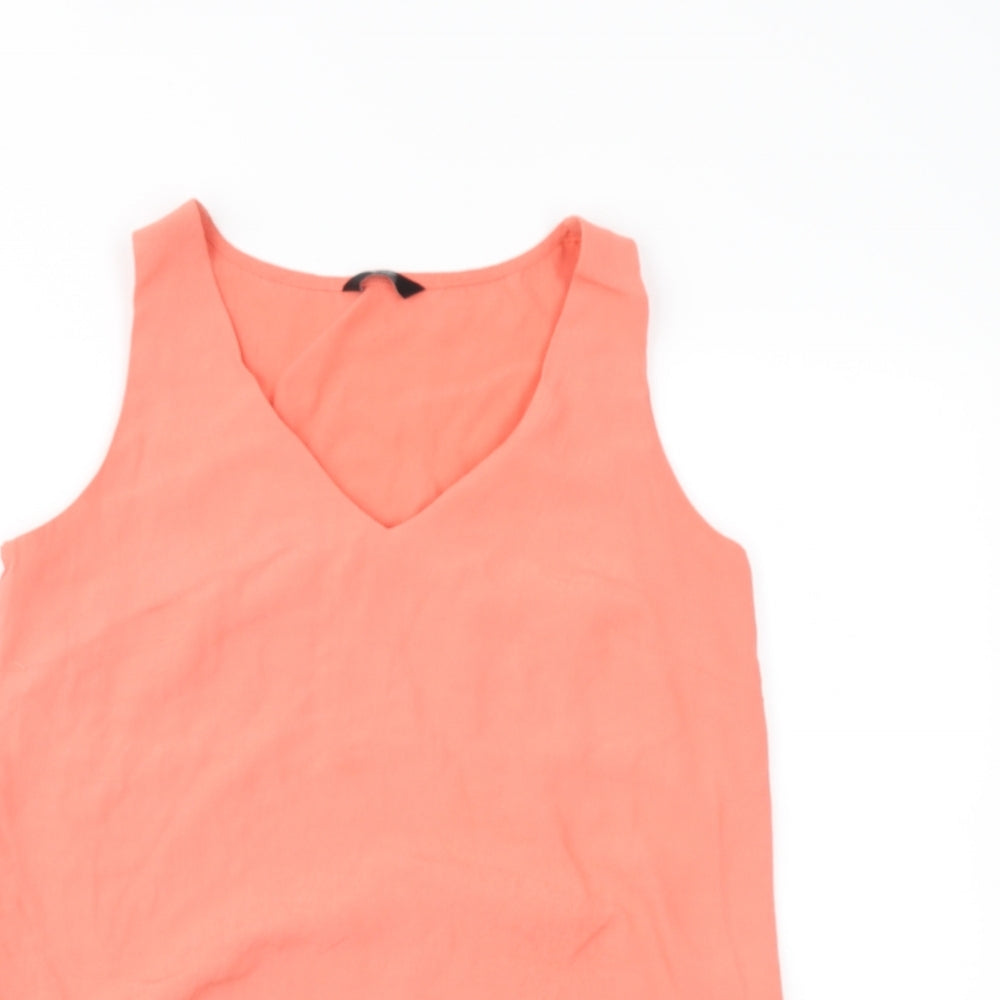 F&F Womens Orange   Basic Tank Size 12