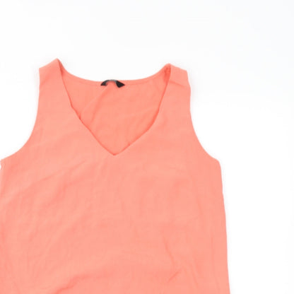F&F Womens Orange   Basic Tank Size 12