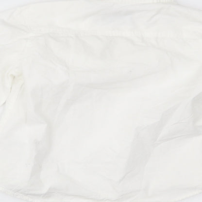 H&M Boys White   Basic Dress Shirt Size 7 Years