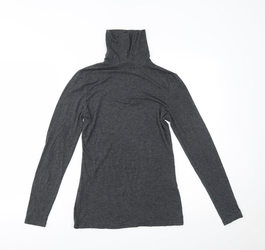 Womens UK Size S H&M Grey Basic Blouse