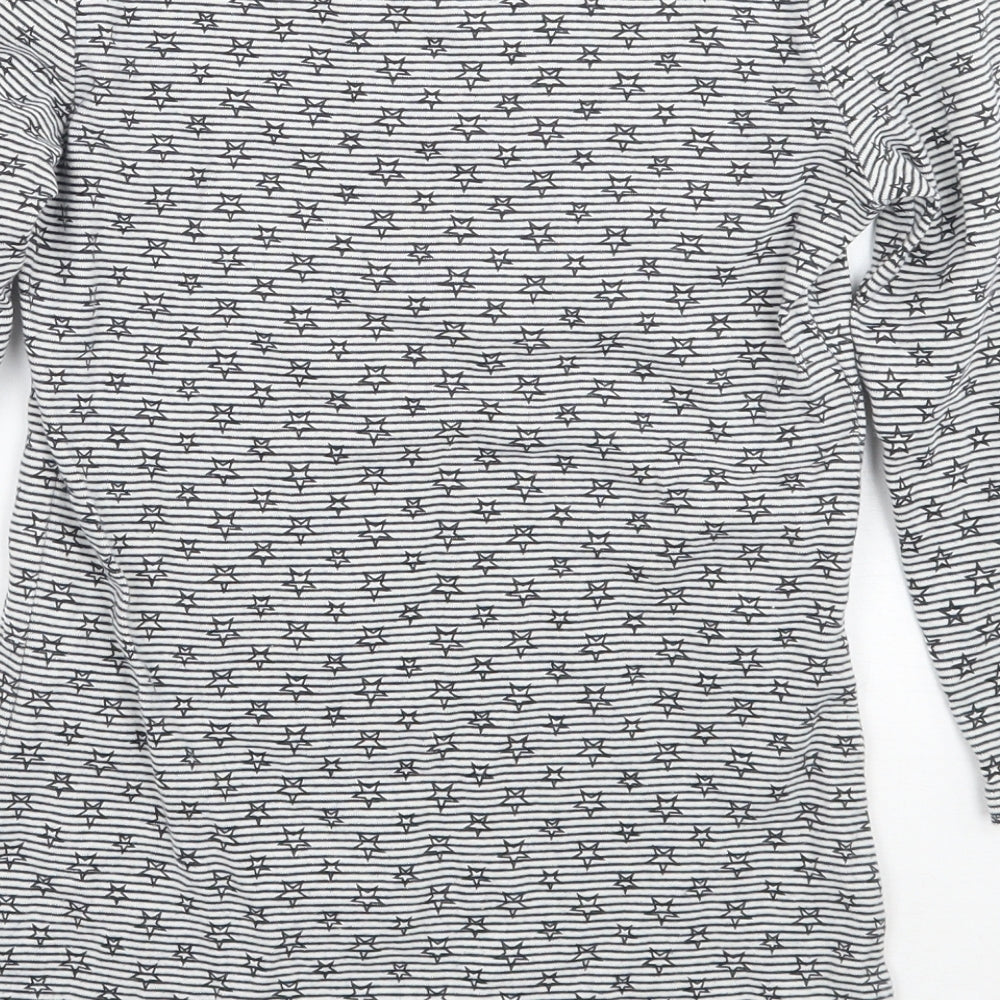 Womens UK Size S Zara White Basic T-Shirt