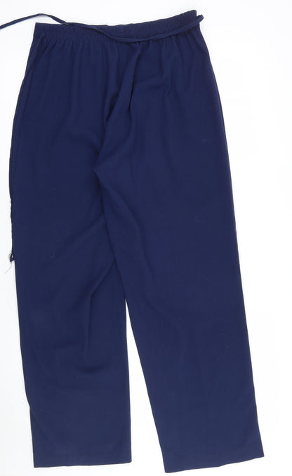 AMARANTO Womens Blue   Trousers  Size 14 L28 in