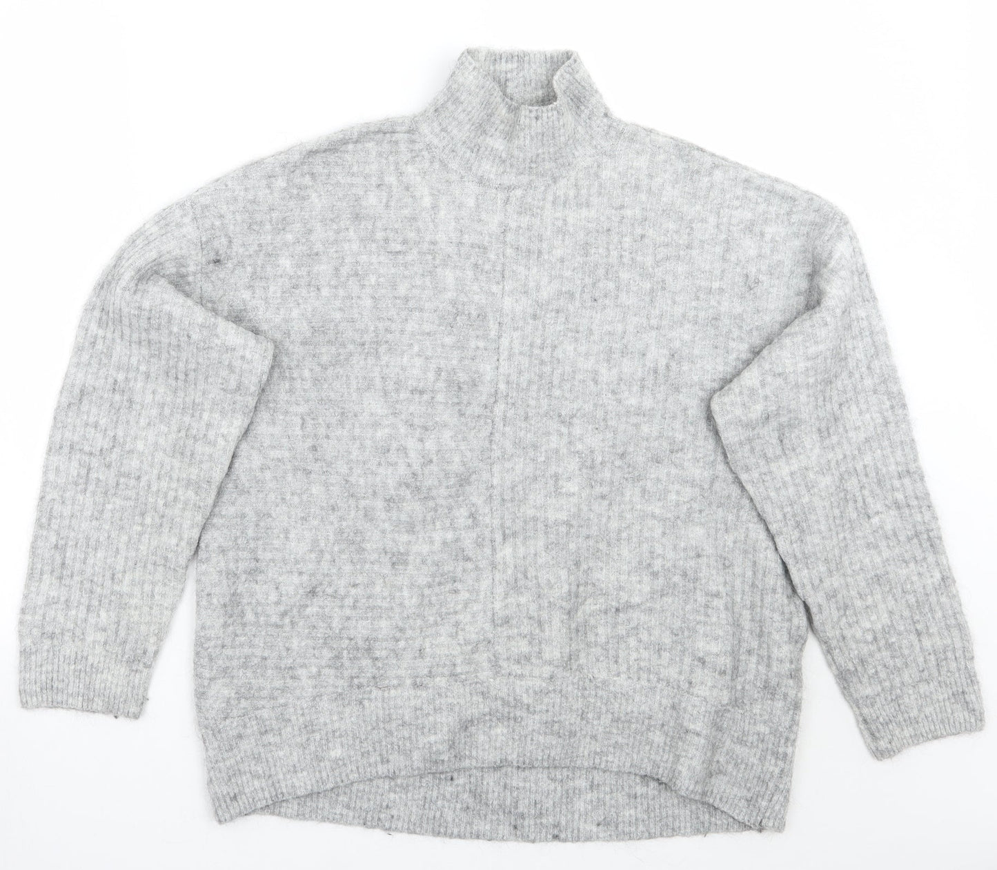 Womens UK Size S H&M Grey Pullover Jumper