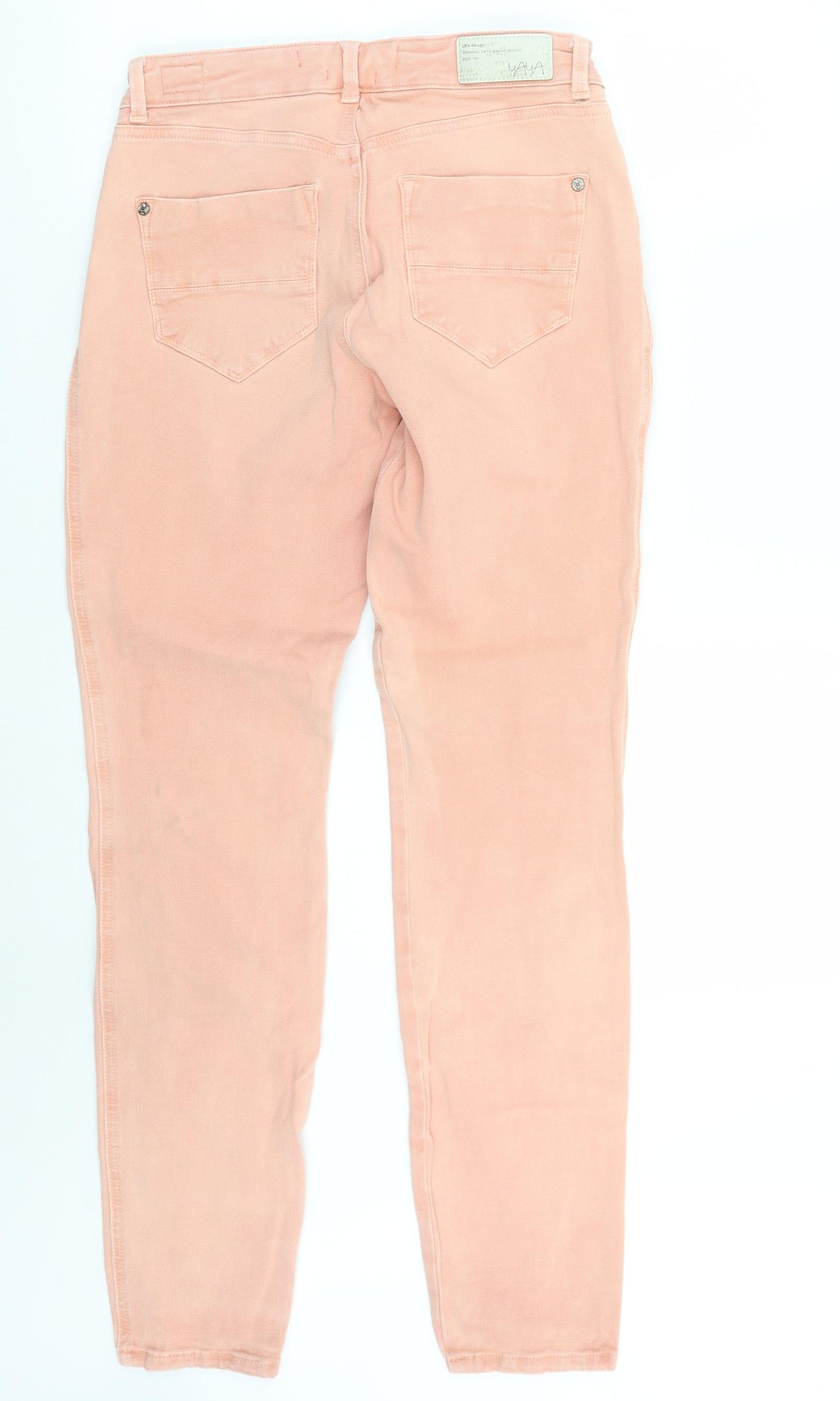 YAYA Womens Pink   Skinny Jeans Size 10 L29 in