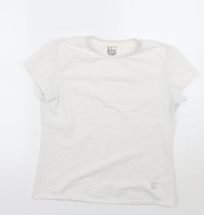 In Sport Womens White   Basic T-Shirt Size M