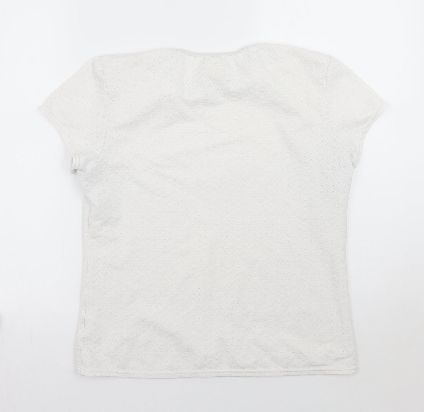 In Sport Womens White   Basic T-Shirt Size M