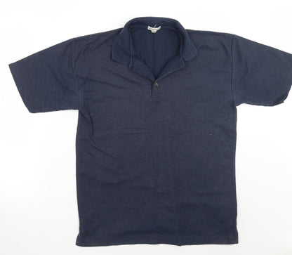 Highpoint Mens Blue    Polo Size L