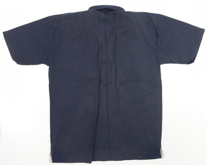 Highpoint Mens Blue    Polo Size L