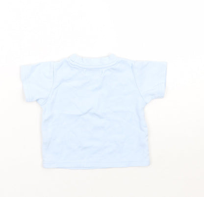 Early days Boys Blue   Basic T-Shirt Size 6-9 Months