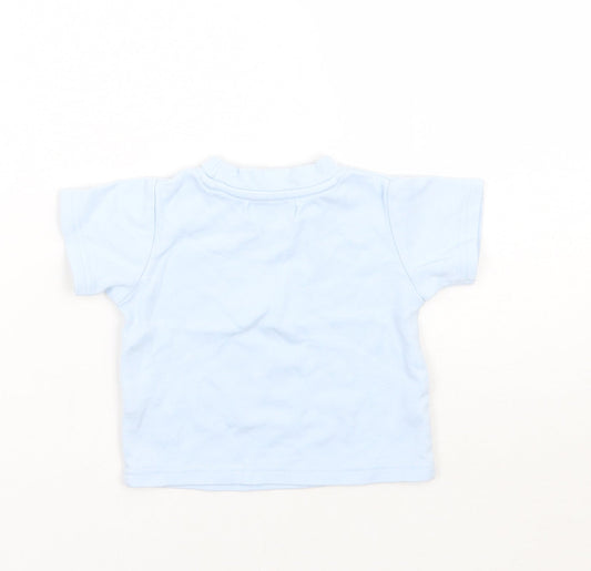 Early days Boys Blue   Basic T-Shirt Size 6-9 Months