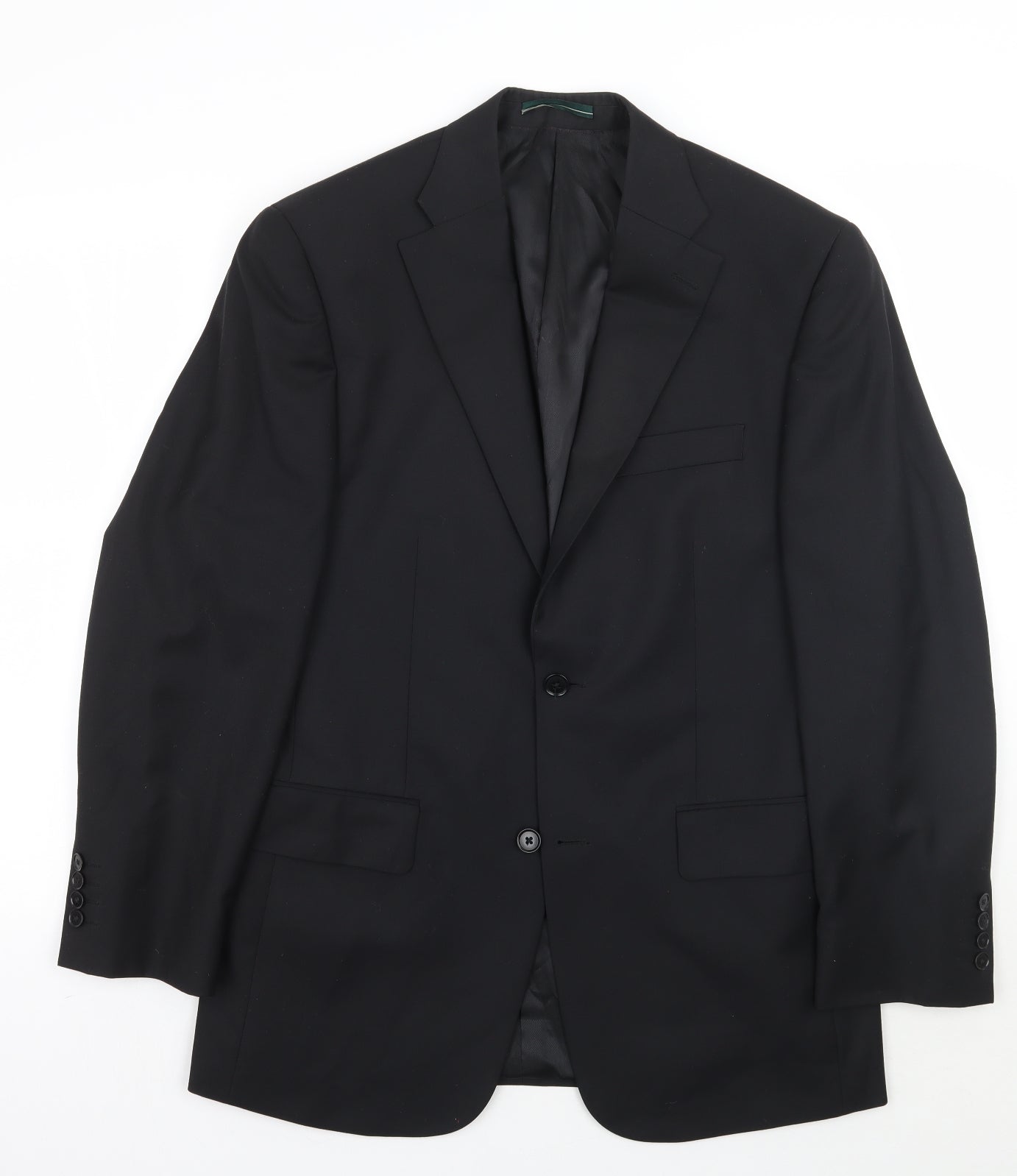 Mens UK Size 38 Greenwoods Regular Black Suit Jacket