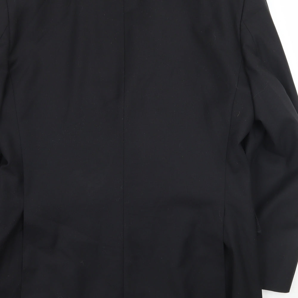 Mens UK Size 38 Greenwoods Regular Black Suit Jacket