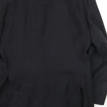 Mens UK Size 38 Greenwoods Regular Black Suit Jacket