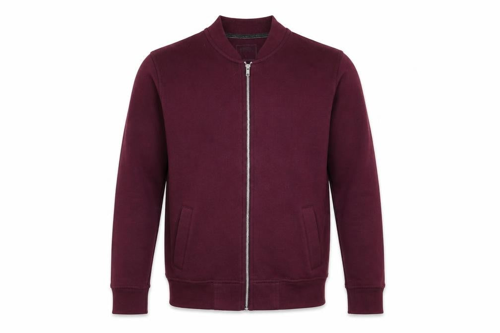 Burtons Mens Purple   Full Zip Sweatshirt Size S