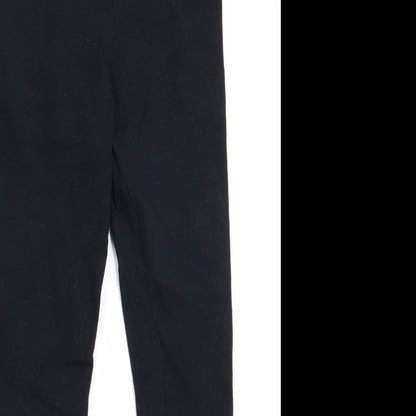 George Girls Black   Jegging Trousers Size 8-9 Years - Lace Hems