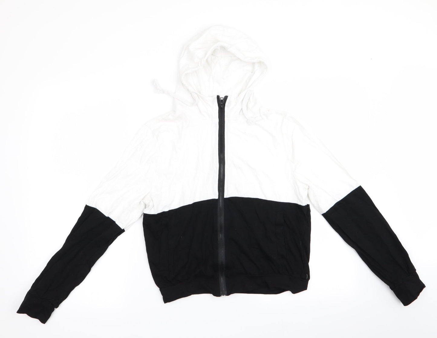 Preworn Womens Black   Full Zip Hoodie