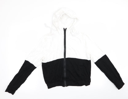 Preworn Womens Black   Full Zip Hoodie