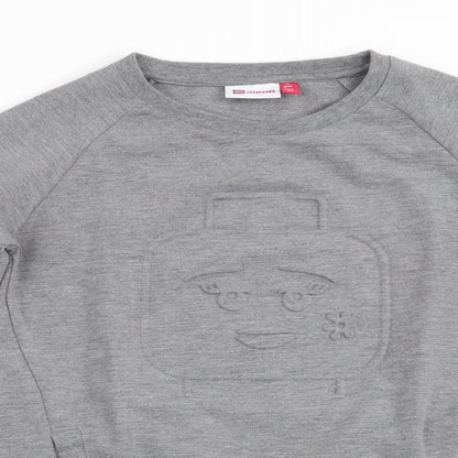 LEGO Boys Grey   Pullover Sweatshirt Size 10 Years  - LEGO