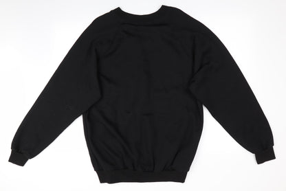 Capricorn Mens Black   Pullover Sweatshirt Size L