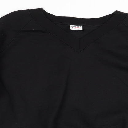 Capricorn Mens Black   Pullover Sweatshirt Size L