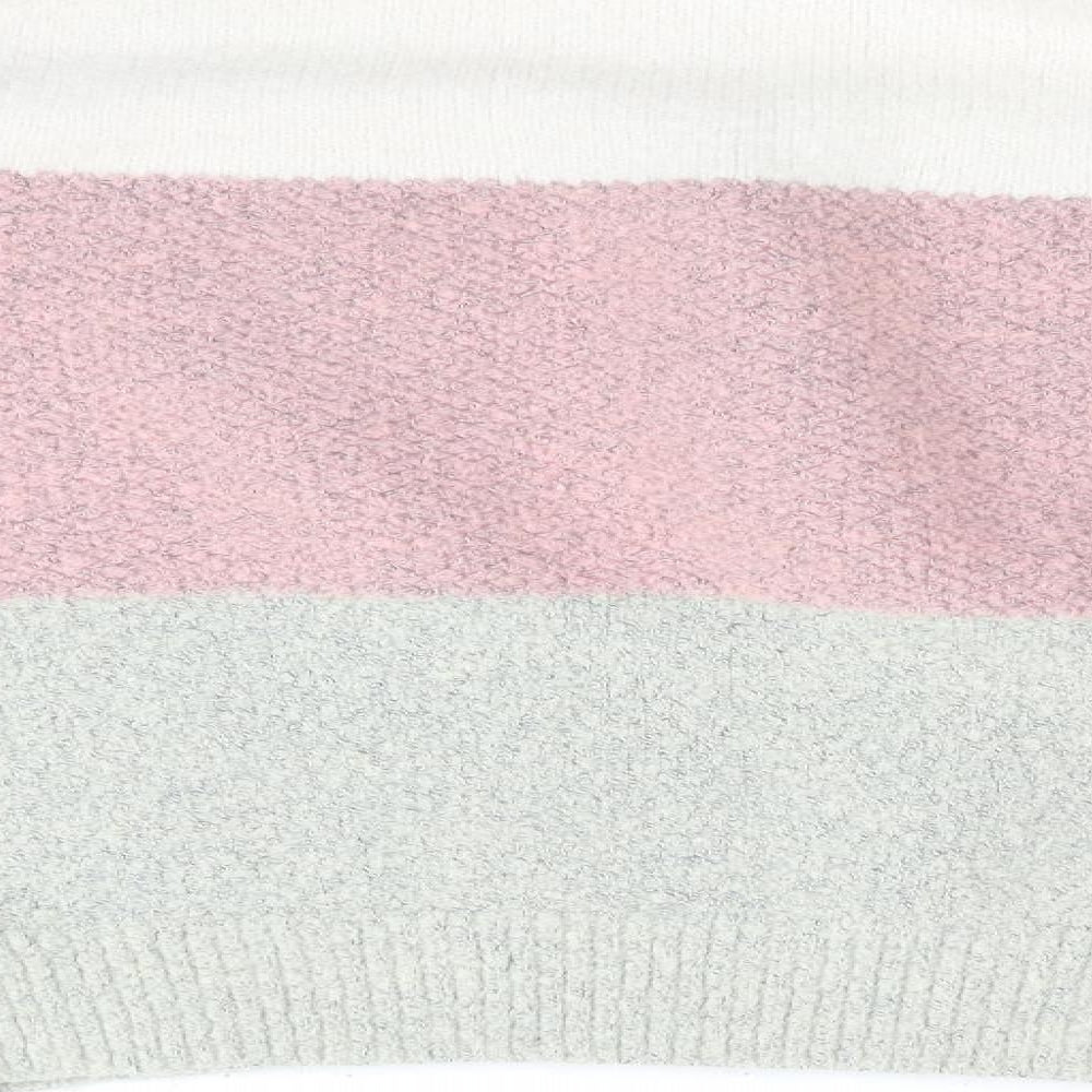 Primark Womens Pink Striped  Pullover Jumper Size 14