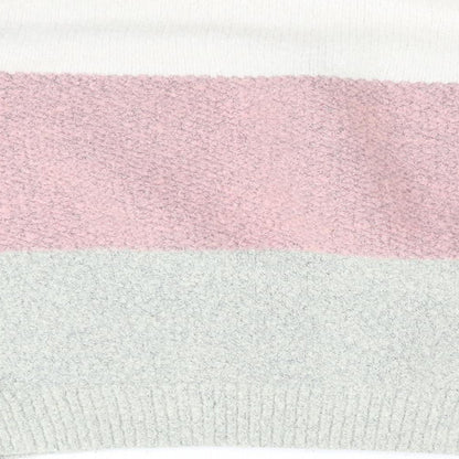 Primark Womens Pink Striped  Pullover Jumper Size 14