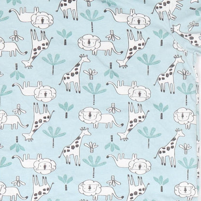 Matalan Boys Blue Animal Print  Basic T-Shirt Size 9-12 Months  - wild animals